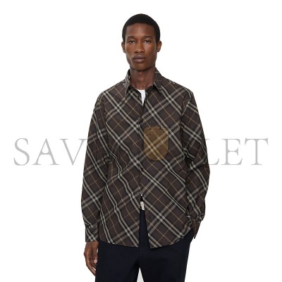 BURBERRY RELAXED FIT CHECK COTTON SHIRT 81150891